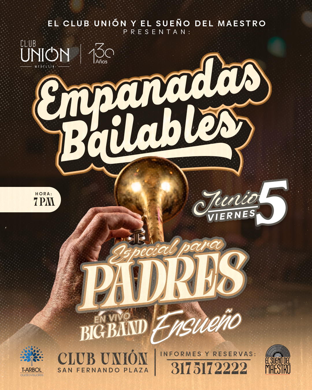 Empanadas Bailables – Especial para Padres – En vivo Big Band Ensueño