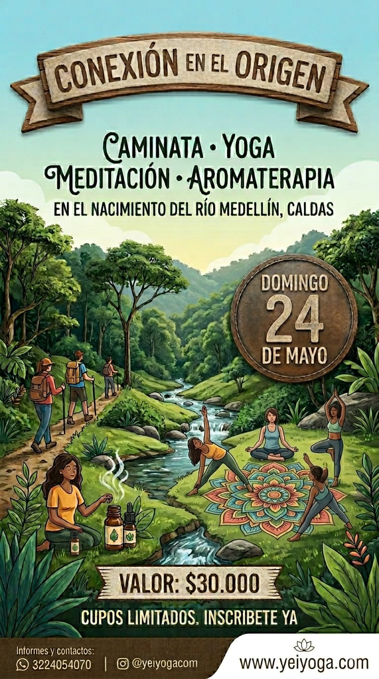 Caminata – Yoga – Meditación – Aromaterapia