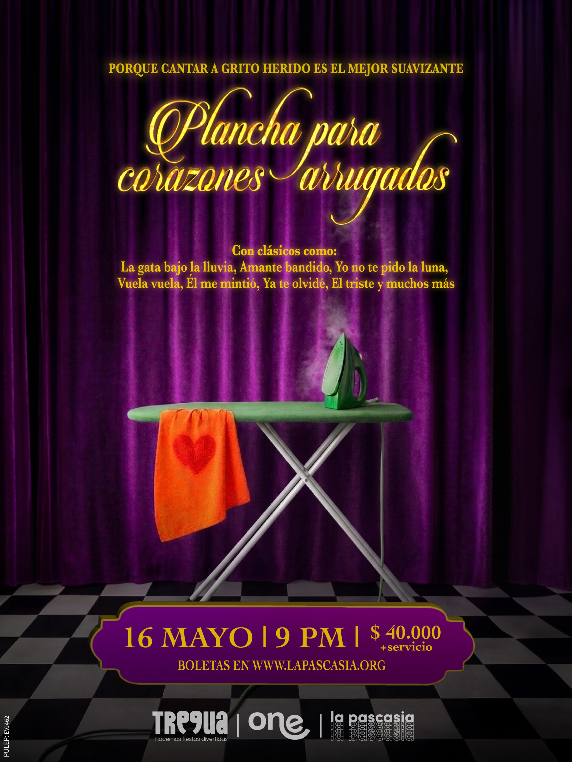 Plancha para corazones arrugados