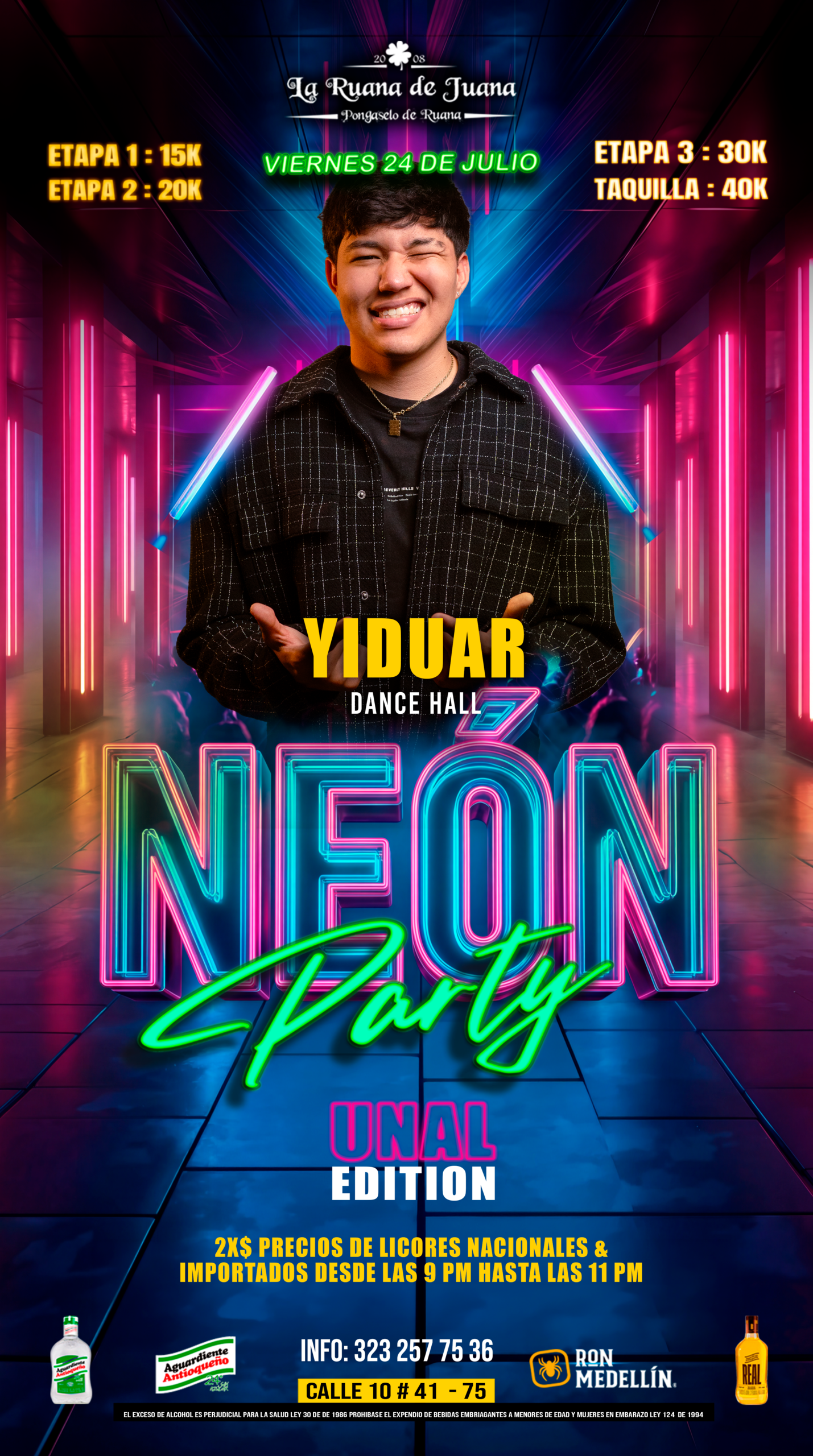 Neon Party – La Ruana de Juana