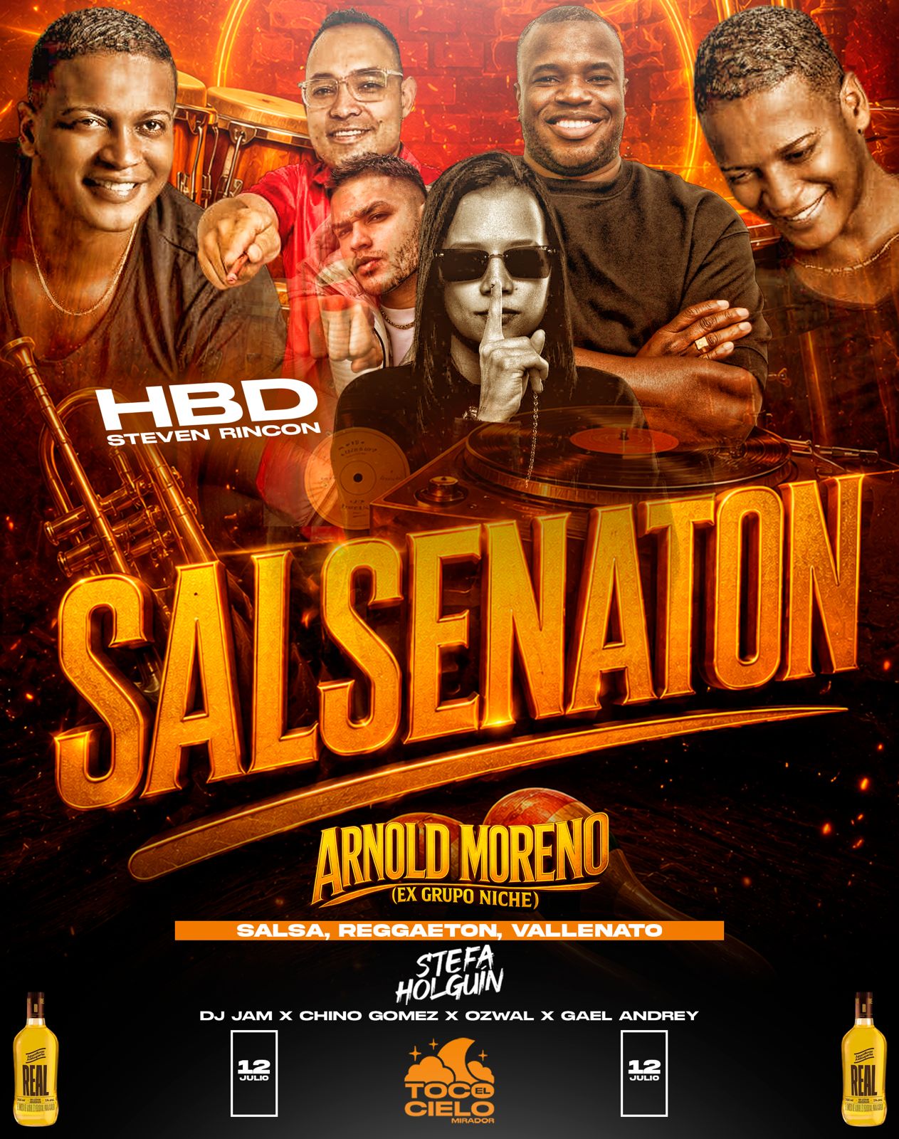 Salsenaton – Arnold Moreno ex Grupo Niche – Mirador Toco El Cielo